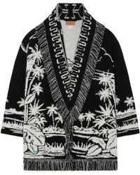 Alanui - Schwarzer Seiden & Nylon Pullover - Lyst