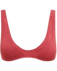 Bondeye - Rode Palmprint Bikini Top - Lyst