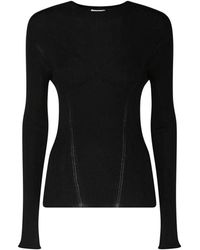 Lanvin - Round-Neck Knitwear - Lyst