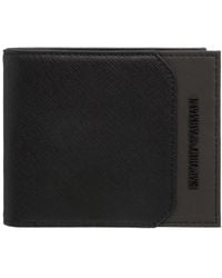 Emporio Armani - Minimalist logo wallet with card slots - Lyst