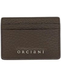 Orciani - Rfid Leder Kartenhalter Brieftasche - Lyst
