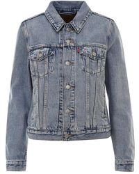 Levi's - Jassen ,Blauw ,Katoen Jas - Lyst