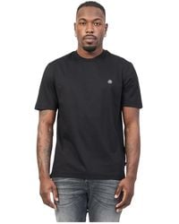 HUGO - Schwarzes t-shirt mit double b monogramm - Lyst