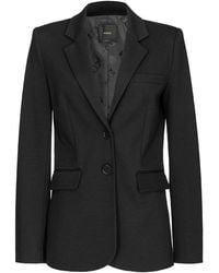 Pinko - Jassen ,Zwart ,Zwarte Jassen Voor Vrouwen - Lyst