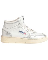 Autry - Vintage style high top sneaker - Lyst