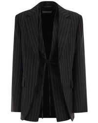 Sportmax - Jassen ,Zwart ,Wol Spxdivina Tailored Blazer - Lyst