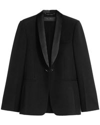 Max Mara - Jassen ,Zwart ,Wol Pianoforte Jacket - Lyst