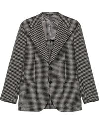 Gabriele Pasini - Blazer Met Visgraatpatroon, Enkele Rij Knopen - Lyst