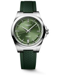 Longines - Accessoires ,Groen ,Conquest Automatic - Lyst