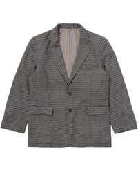 Universal Works - Houndstooth Wool Boston Blazer - Lyst