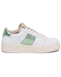 SAINT SNEAKERS - Weiße/Grüne Tennisschuhe Made - Lyst