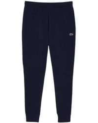 Lacoste - Broeken ,Blauw ,Trainingsbroeken - Lyst