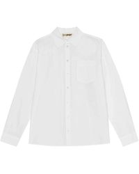 OperaSPORT - Overhemden ,Wit ,Katoen Witte Katoenen Shirt - Lyst