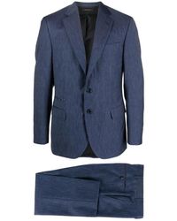 Brioni - Blauer casual anzug set - Lyst