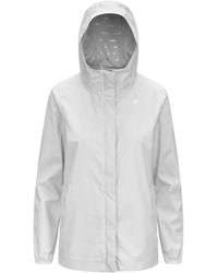 K-Way - Polyester Puffer En Parka Jassen - Lyst