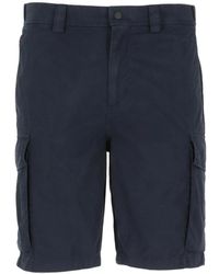 Woolrich - Blaue cargo bermuda shorts - Lyst