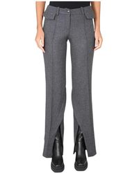 The Mannei - Grenada Wool Blend Split Hem Broeken - Lyst