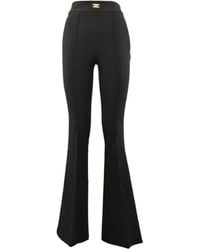 Elisabetta Franchi - Pantaloni a palazzo - Lyst