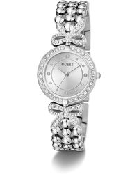 Guess - Damen Armbanduhr Silber Gb Ribbon Gw0838L1 - Lyst