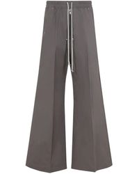 Rick Owens - Wide bela hose - Lyst