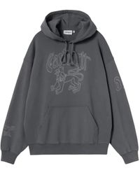 Carhartt - Hooded Hackwork Sweatshirt - Lyst