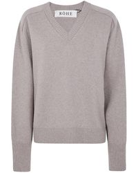 Rohe - V-Neck Knitwear - Lyst