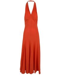 Aspesi - Kleedjes ,Rood ,Koraaljurk Model C613 Voor Vrouwen - Lyst