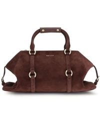 McQueen - Farringdon Wildleder Ledertasche - Lyst