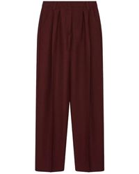 Marella - Broeken ,Rood ,Wol Tailored Broeken - Lyst