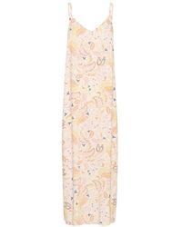Part Two - Kleid Mit Paisley Print Und Verstellbaren Trägern - Lyst