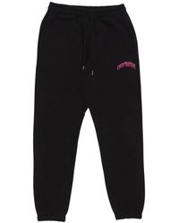Propaganda - Broeken ,Zwart ,Katoen Zwarte Triangle Panther Sweatpant - Lyst