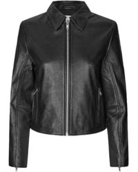 Samsøe & Samsøe - Leather Jackets - Lyst