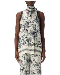 SIMONA CORSELLINI - Sleeveless Tops - Lyst