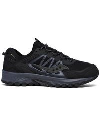 Saucony - Grid peak gore-tex schwarze schuhe - Lyst