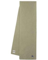 Burberry - Ribbed Knit Scarf - Lyst