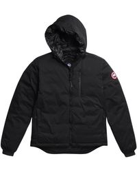 Canada Goose - Jassen ,Zwart ,Nylon Lodge Hoody - Lyst