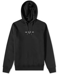 Fred Perry - Hoodies & Sweatvesten ,Zwart ,Katoen Hoodies - Lyst