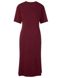 Marc Cain - Split Midi Jurk - Lyst