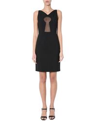 Moschino - V-Neck Dress - Lyst