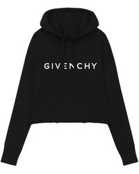 Givenchy - Sudadera Archetype Cropped - Lyst