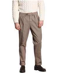 Mason's - Broeken ,Bruin ,Katoen Boston 2 Pinces Chino Pants - Lyst