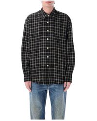 Our Legacy - Schwarzes Fishnet Above Hemd - Lyst