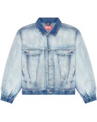 DIESEL - D-Denver Denim Jacket - Lyst