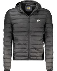 Roberto Cavalli - Jassen ,Zwart ,Polyester Jas Met Lange Mouwen En Capuchon - Lyst