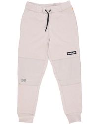 Timberland - Broeken ,Roze ,Katoen Cargo Sweatpant Island Fossil Lichtgewicht - Lyst