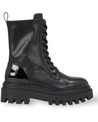 Calvin Klein - Lace-Up Boots - Lyst