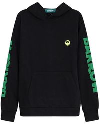 Barrow - Hoodies & Sweatvesten ,Zwart ,Katoen Hooded Sweatshirt - Lyst