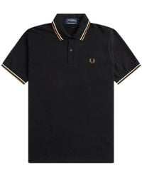 Fred Perry - Tops ,Zwart ,Katoen M12 Polo - Lyst