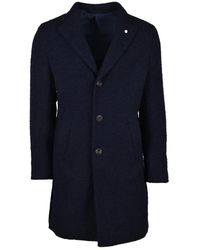 L.B.M. 1911 - B.M. 1911, ,Jassen ,Blauw ,Wol Jas - Lyst