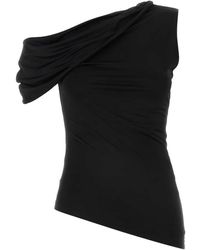 McQueen - Stylisches schwarzes jersey top - Lyst